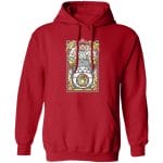 Totoro Stained Glass Art Hoodie
