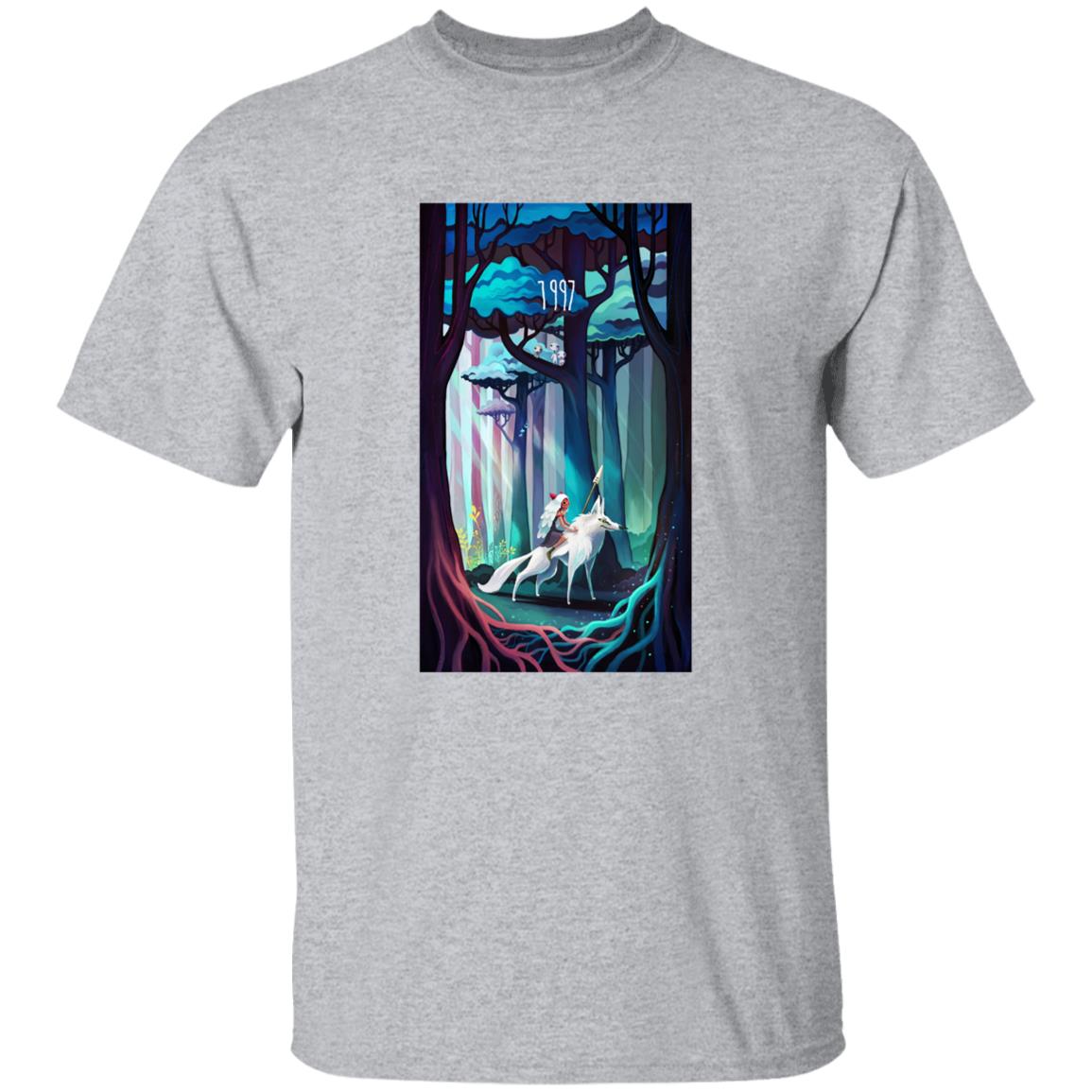 Princess Mononoke 1997 Illustration T Shirt