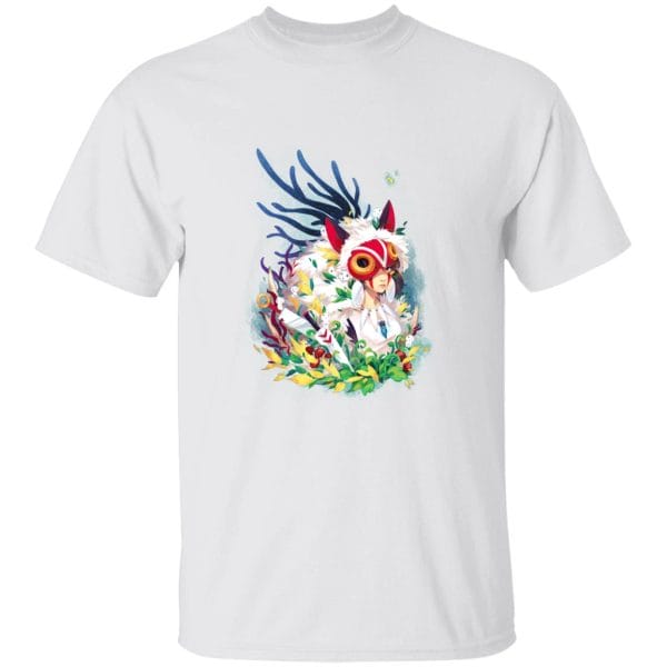 Princess Mononoke Colorful Portrait T Shirt Ghibli Store ghibli.store