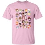 Ghibli Movie Characters Cute Chibi Collection T Shirt Ghibli Store ghibli.store
