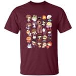 Ghibli Movie Characters Cute Chibi Collection T Shirt
