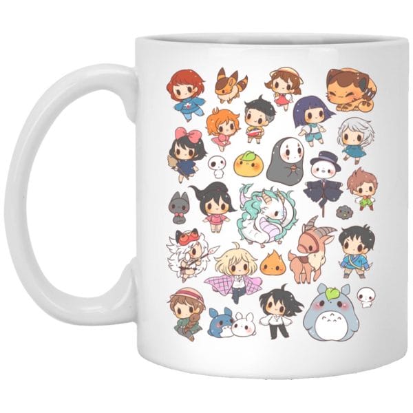Ghibli Characters Cute Chibi Collection Mug Ghibli Store ghibli.store