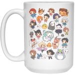 Ghibli Characters Cute Chibi Collection Mug 15Oz