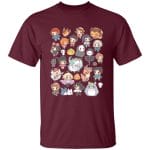 Ghibli Characters Cute Chibi Collection T Shirt