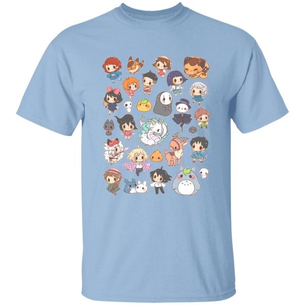 Ghibli Characters Cute Chibi Collection T Shirt Ghibli Store ghibli.store