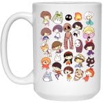 Ghibli Movie Characters Cute Chibi Collection Mug
