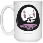 Cute No Face Kaonashi Drinking Tea Mug 15Oz