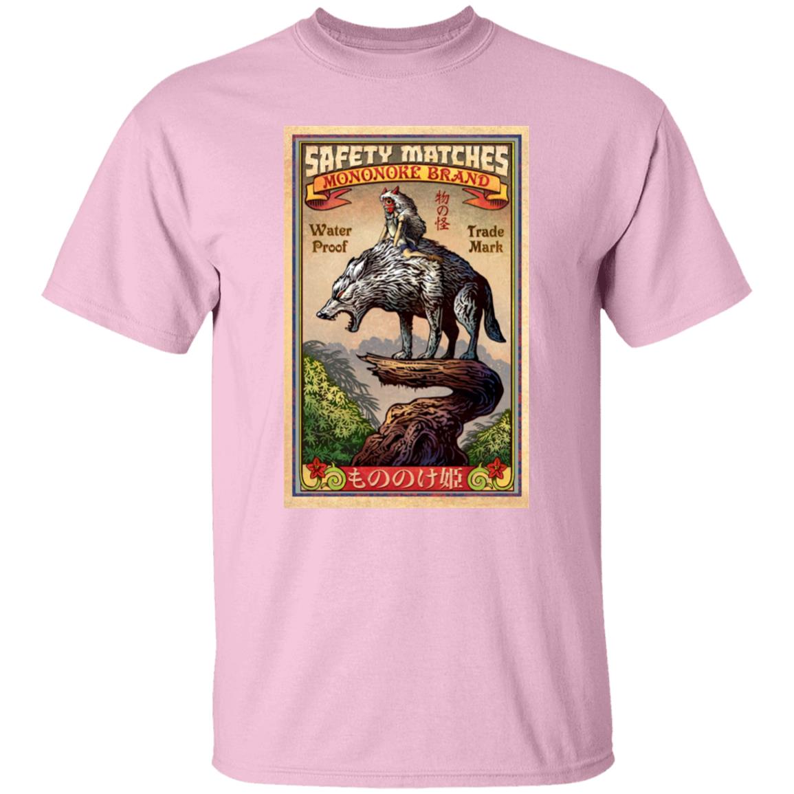 Princess Mononoke and The Wolf on Top T Shirt