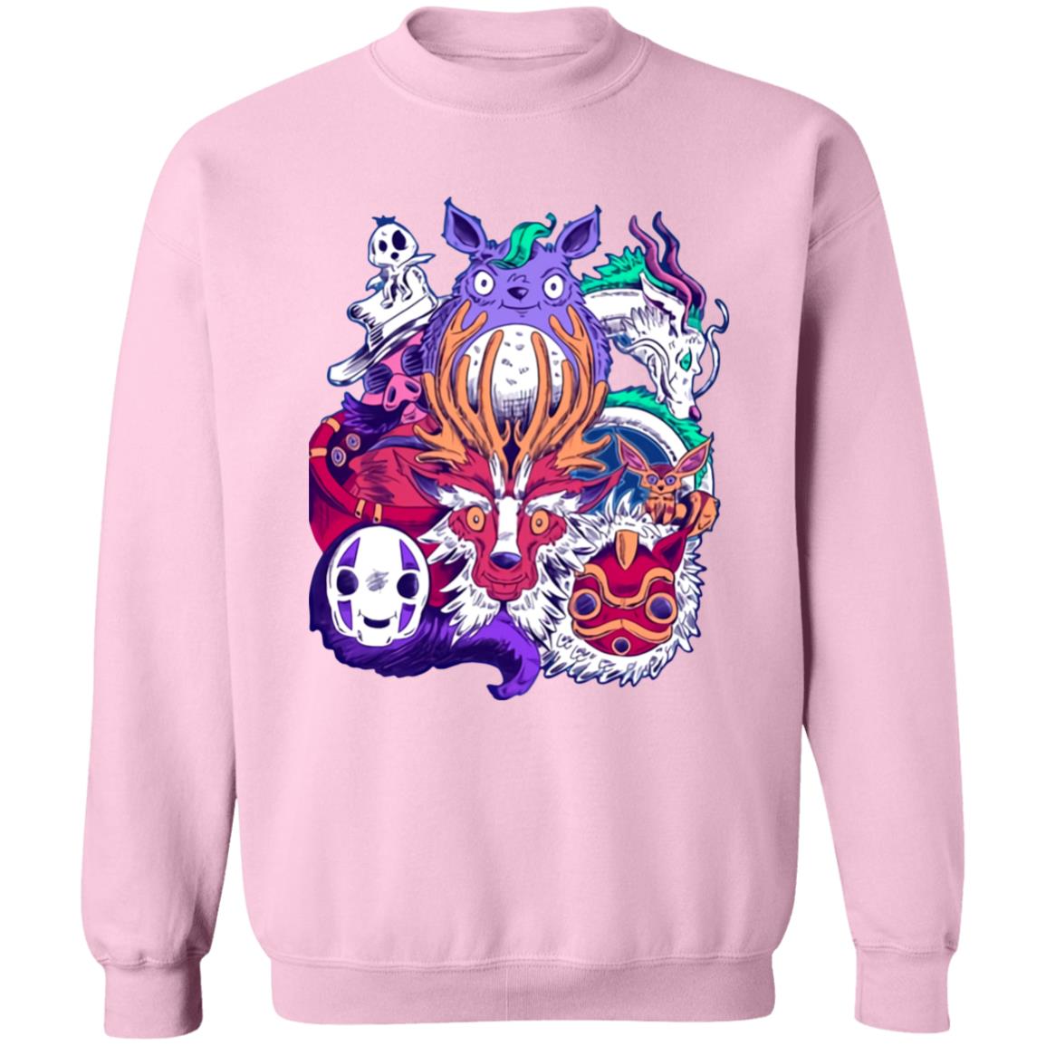 Ghibli Characters creepy style Sweatshirt