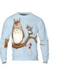 Totoro on the Autumn Tree 3D Sweatshirt