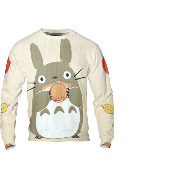 Totoro and the Chestnut 3D Sweatshirt Ghibli Store ghibli.store