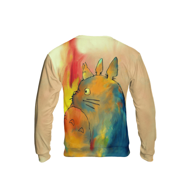 Totoro Colorful 3D Sweatshirt Ghibli Store ghibli.store