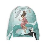 Spirited Away Sen and Haku in Water 3D Sweater