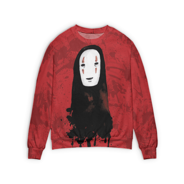 Spirited Away No Face Kaonashi 3D Sweater Ghibli Store ghibli.store