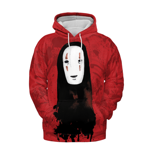 Spirited Away No Face Kaonashi 3D Hoodie Ghibli Store ghibli.store