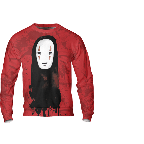 Spirited Away No Face Kaonashi 3D Sweater Ghibli Store ghibli.store