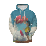 Ponyo and Sosuke Reunion 3D Hoodie Ghibli Store ghibli.store