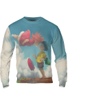 Ponyo and Sosuke Reunion 3D Sweatshirt