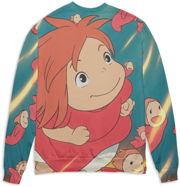 Ponyo Freedom 3D Sweater