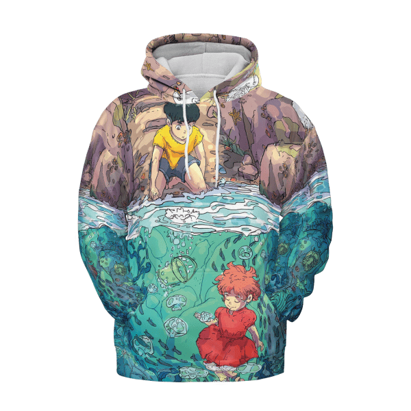 Totoro and the Tree Spirits Hoodie Ghibli Store ghibli.store