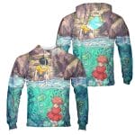 Ponyo and Sosuke First Meet 3D Hoodie Ghibli Store ghibli.store