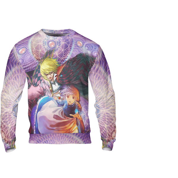 Howl’s Moving Castle – Howl and Sophie 3D Sweatshirt Ghibli Store ghibli.store