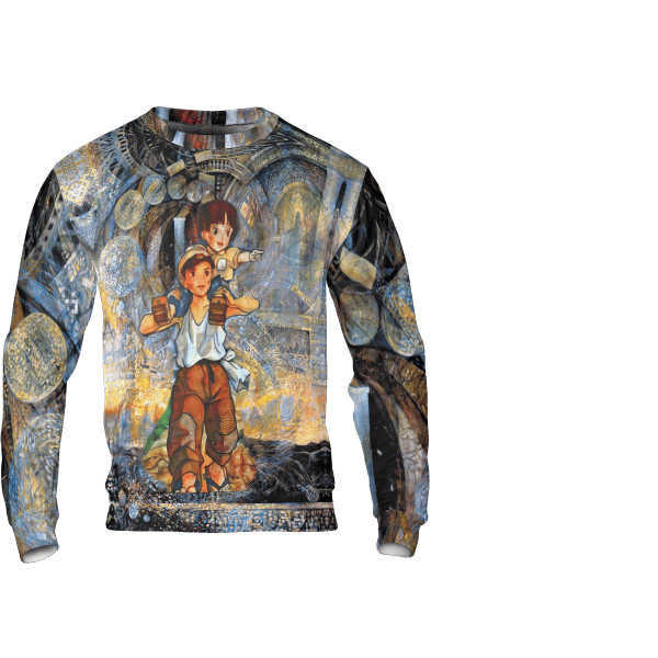 Howl’s Moving Castle – Howl and Sophie 3D Sweatshirt Ghibli Store ghibli.store