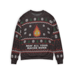 Howl’s Moving Castle – Calcifer Ugly Christmas Sweater Ghibli Store ghibli.store