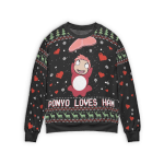 Ponyo Ugly Christmas Sweater Ghibli Store ghibli.store