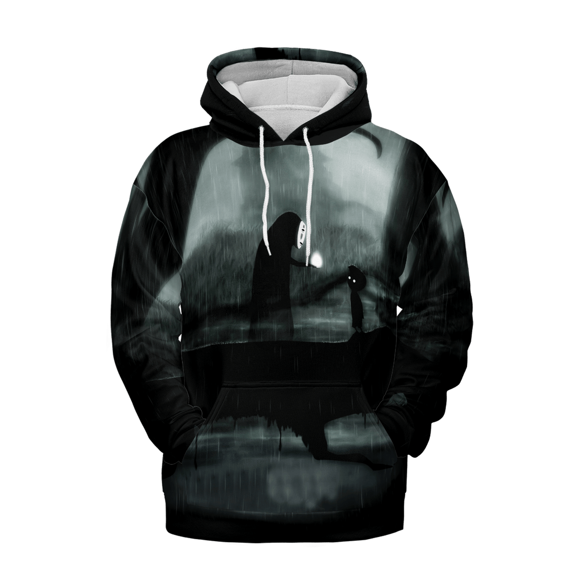 No Face and Limbo 3D Hoodie
