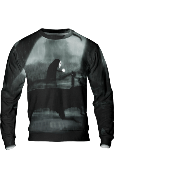 No Face and Limbo 3D Sweatshirt Ghibli Store ghibli.store