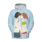 Spirited Away Chihiro and Haku 3D Hoodie Ghibli Store ghibli.store