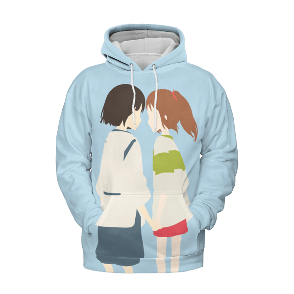 Spirited Away Chihiro and Haku 3D Hoodie Ghibli Store ghibli.store