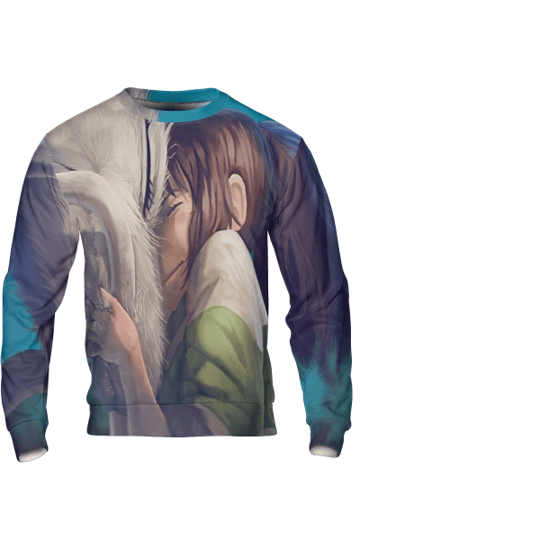 Spirited Away Funny Chibi 3D Sweatshirt Ghibli Store ghibli.store