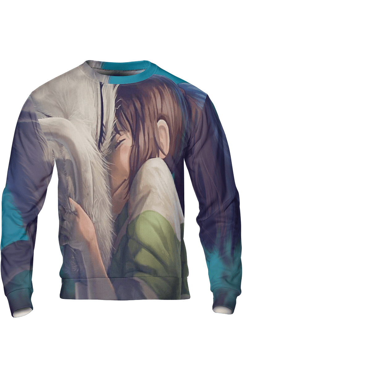 Spirited Away Chihiro and Haku Dragon 3D Sweatshirt