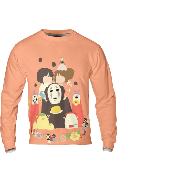 Spirited Away – Sen riding Haku 3D Sweatshirt Ghibli Store ghibli.store