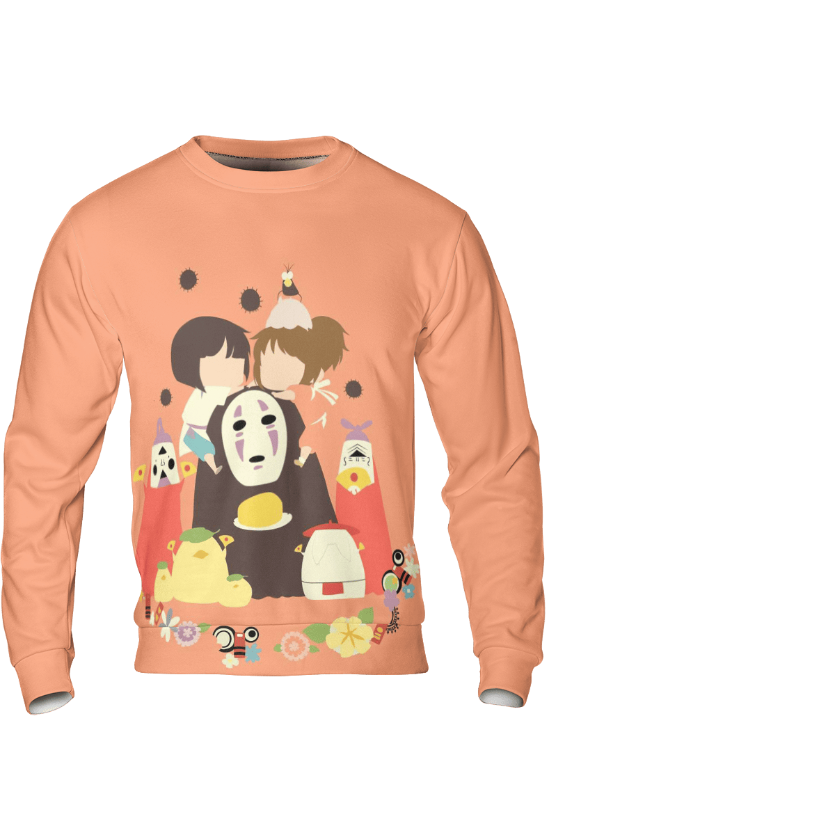 Spirited Away Funny Chibi 3D Sweatshirt