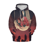 Spirited Away – Sen riding Haku 3D Hoodie Ghibli Store ghibli.store