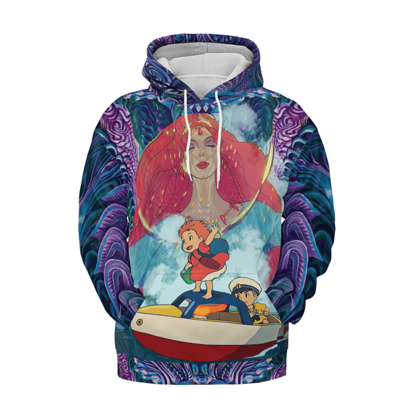 Ponyo Mother of The Sea 3D Hoodie