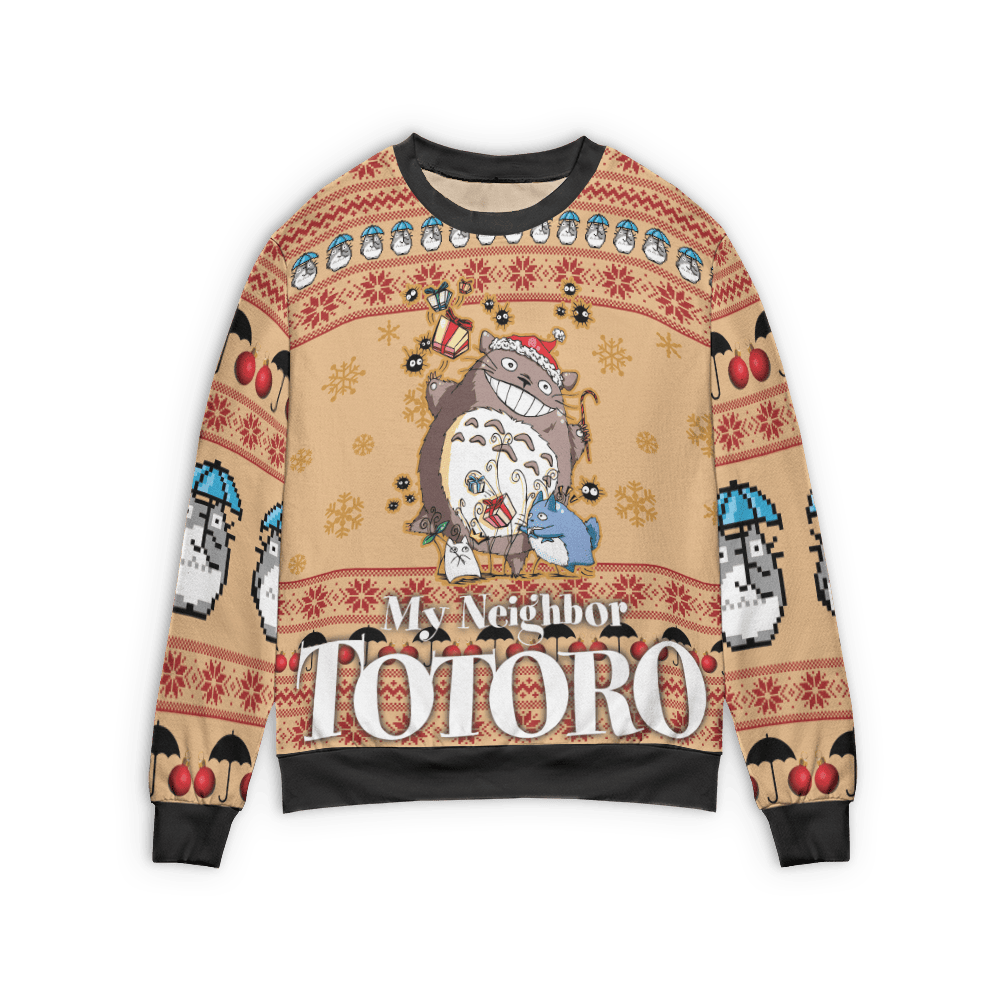 totoro christmas jumper