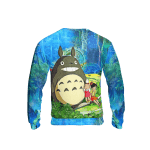 Totoro and the Girls in Jungle 3D Sweatshirt