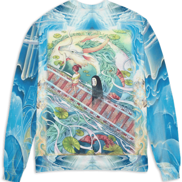 Spirited Away – Follow the Railway 3D Sweater Ghibli Store ghibli.store
