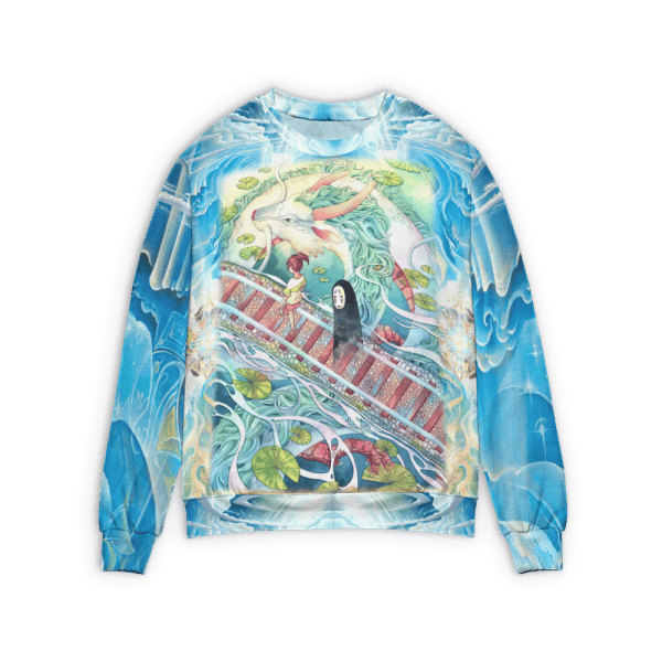 Nausicaa and The Valley of The Wind Canvas 3D Sweater Ghibli Store ghibli.store