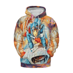 Nausicaa and The Valley of The Wind Canvas 3D Hoodie