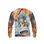 Nausicaa and The Valley of The Wind Canvas 3D Sweatshirt