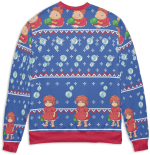 Ponyo Transforming Ugly Christmas Sweater Ghibli Store ghibli.store