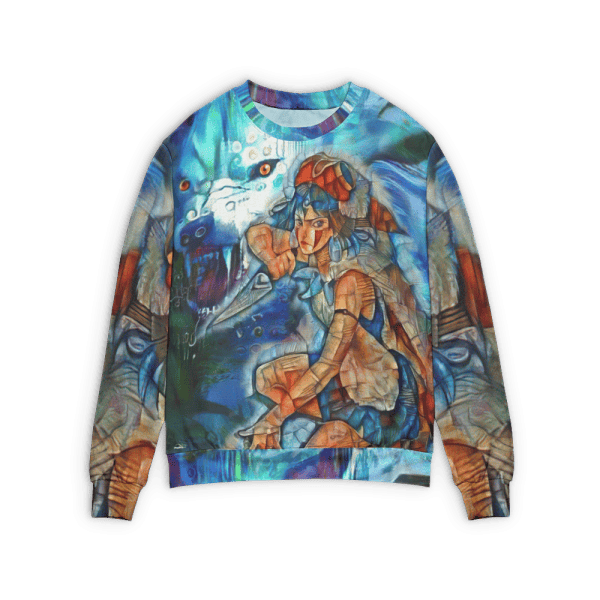 Princess Mononoke Canvas 3D Sweater Ghibli Store ghibli.store