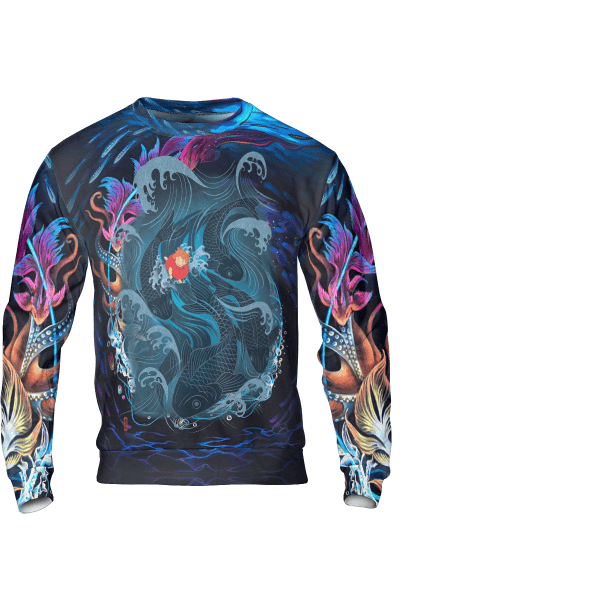 Princess Mononoke Canvas 3D Sweatshirt Ghibli Store ghibli.store