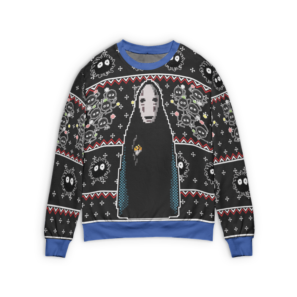 Kaonashi No Face Ugly Christmas Sweater