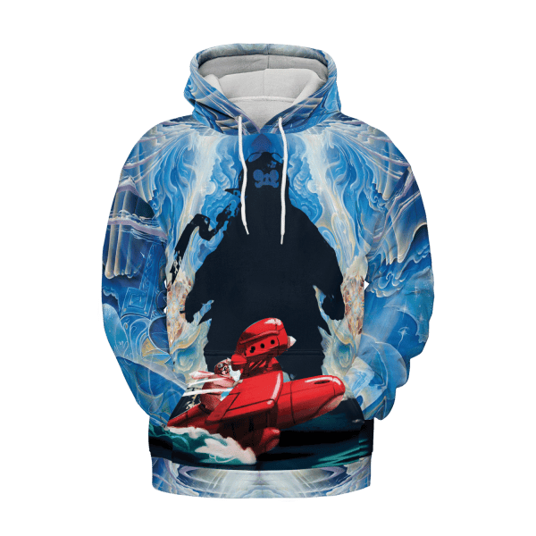 Ponyo on The Sea 3D Hoodie Ghibli Store ghibli.store